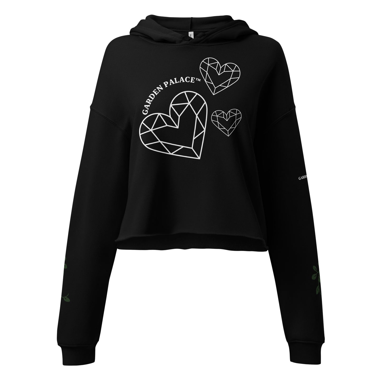 Heart of Vines, Love of Mine  Cropped Hoodie Garden Palace™