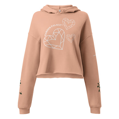 Heart of Vines, Love of Mine  Cropped Hoodie Garden Palace™