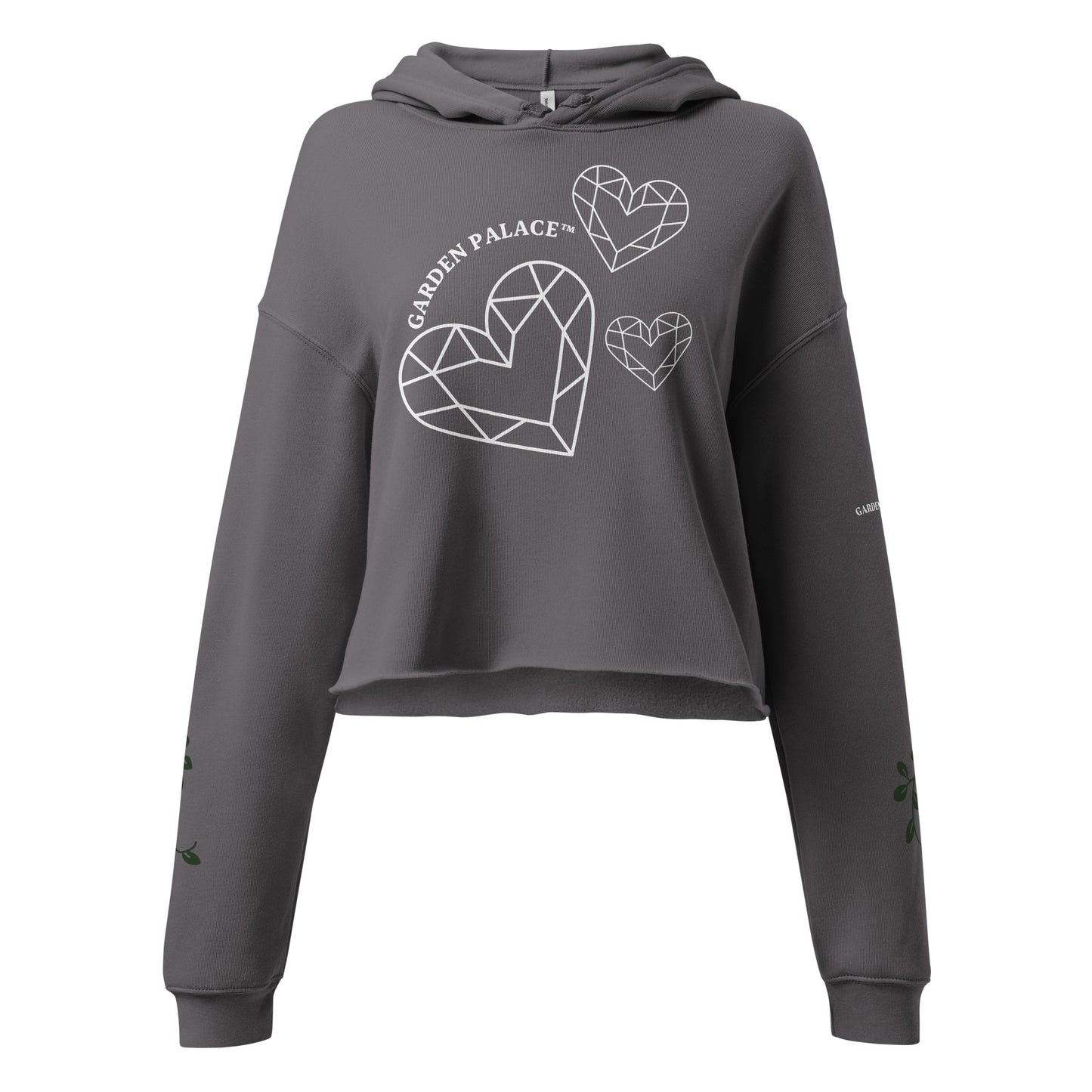 Heart of Vines, Love of Mine  Cropped Hoodie Garden Palace™