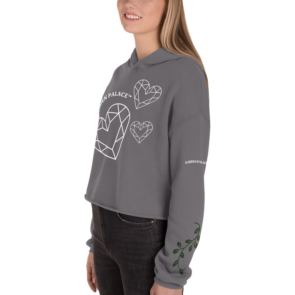 Heart of Vines, Love of Mine  Cropped Hoodie Garden Palace™