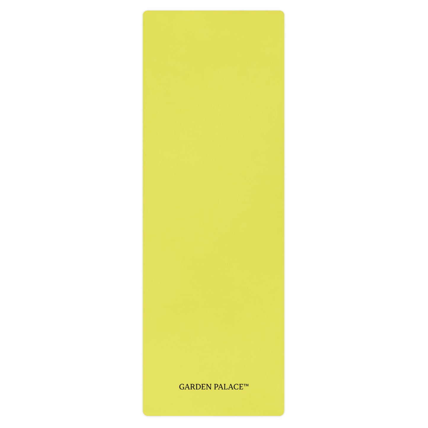 Yellow Minimalist Yoga mat by GARDEN PALACE™