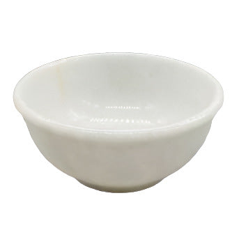 4" White Marble scrying bowl